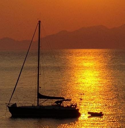 Sea View Holiday House Archangelos  Bagian luar foto