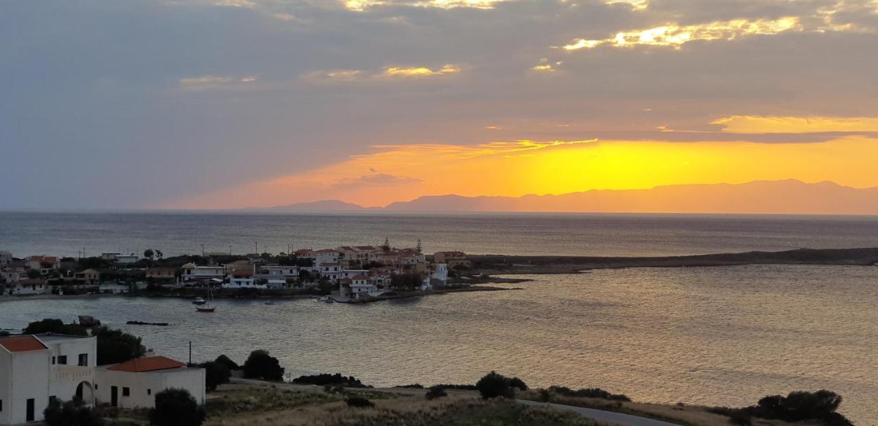 Sea View Holiday House Archangelos  Bagian luar foto
