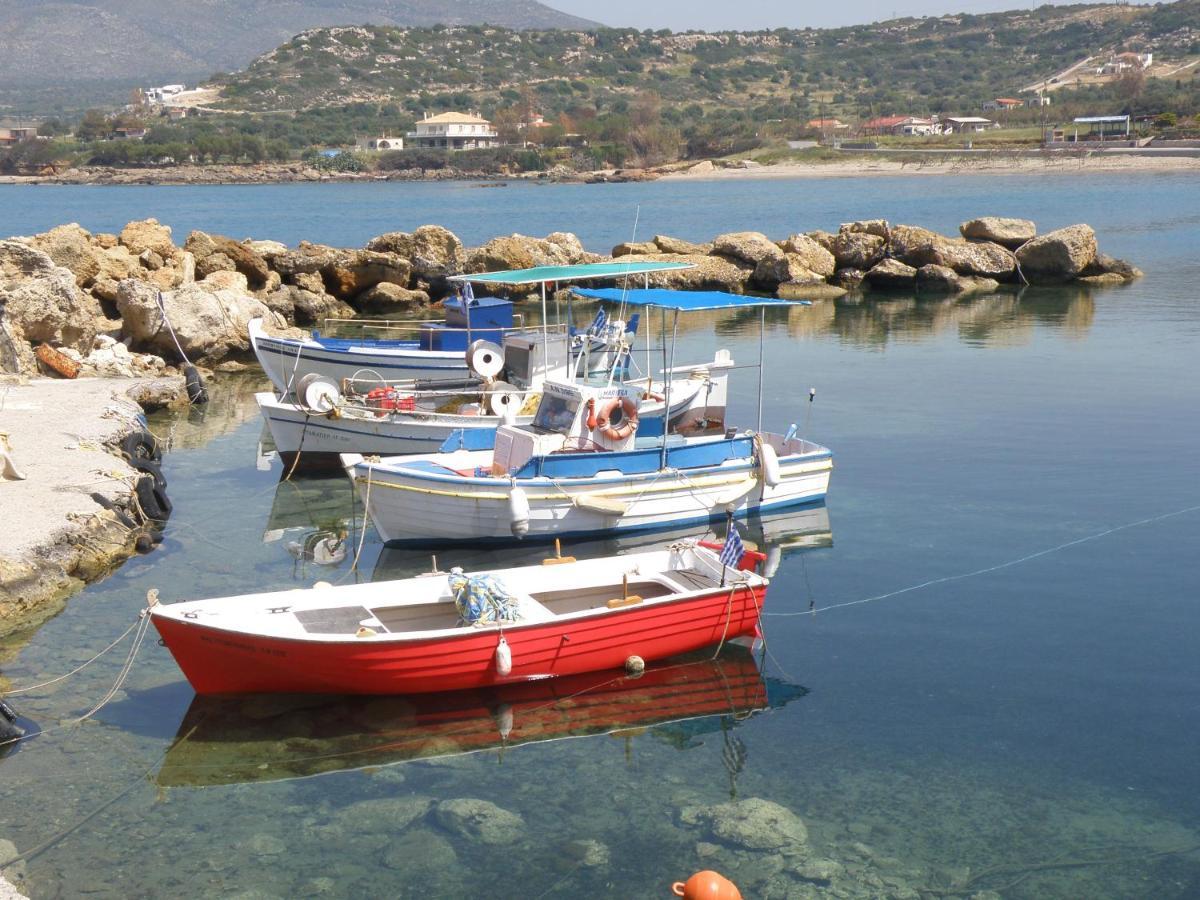 Sea View Holiday House Archangelos  Bagian luar foto