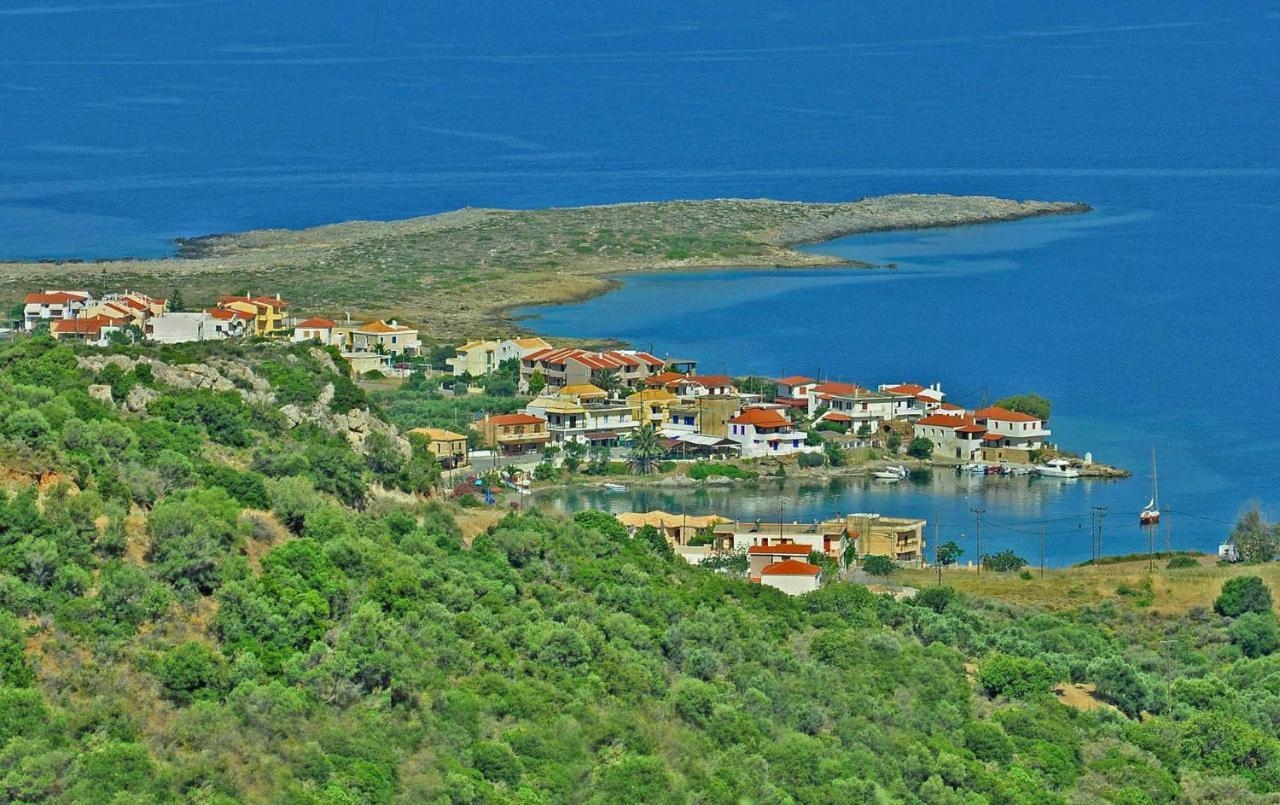 Sea View Holiday House Archangelos  Bagian luar foto