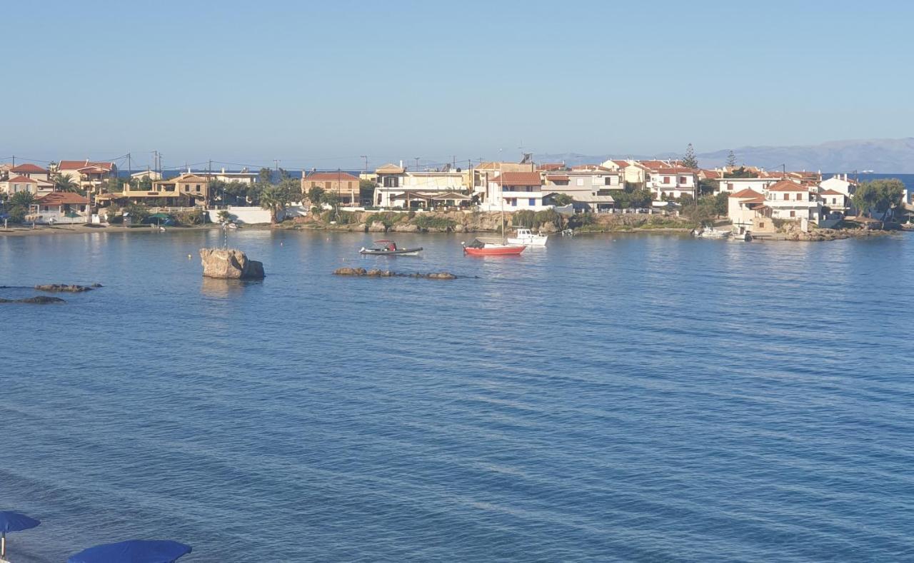 Sea View Holiday House Archangelos  Bagian luar foto