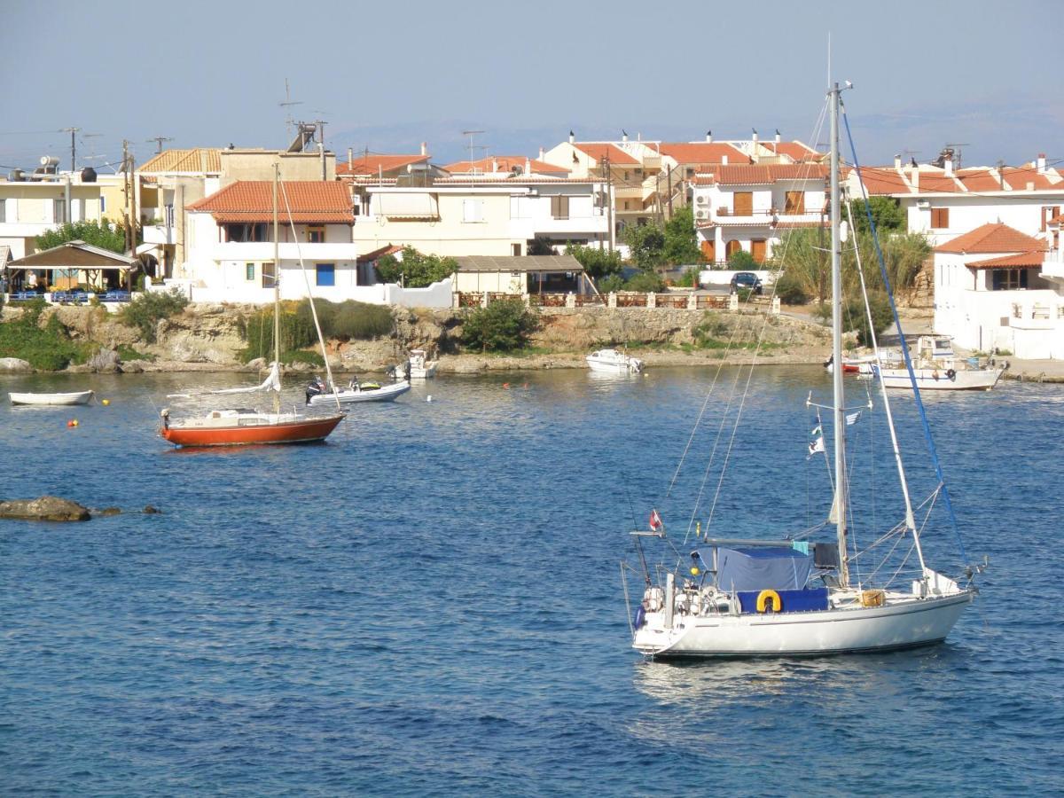 Sea View Holiday House Archangelos  Bagian luar foto