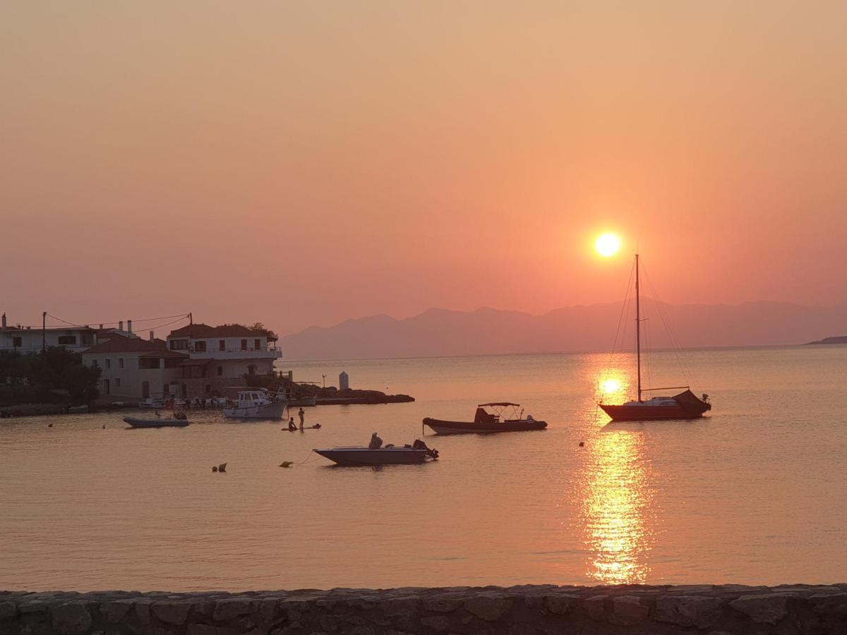 Sea View Holiday House Archangelos  Bagian luar foto
