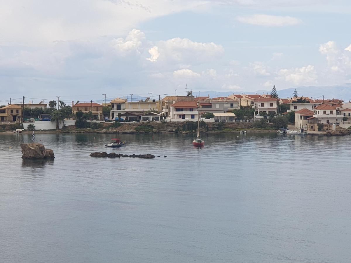Sea View Holiday House Archangelos  Bagian luar foto