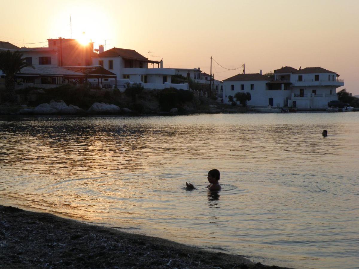 Sea View Holiday House Archangelos  Bagian luar foto