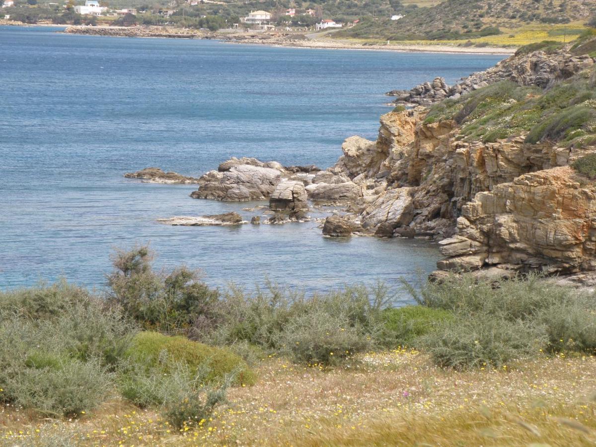 Sea View Holiday House Archangelos  Bagian luar foto