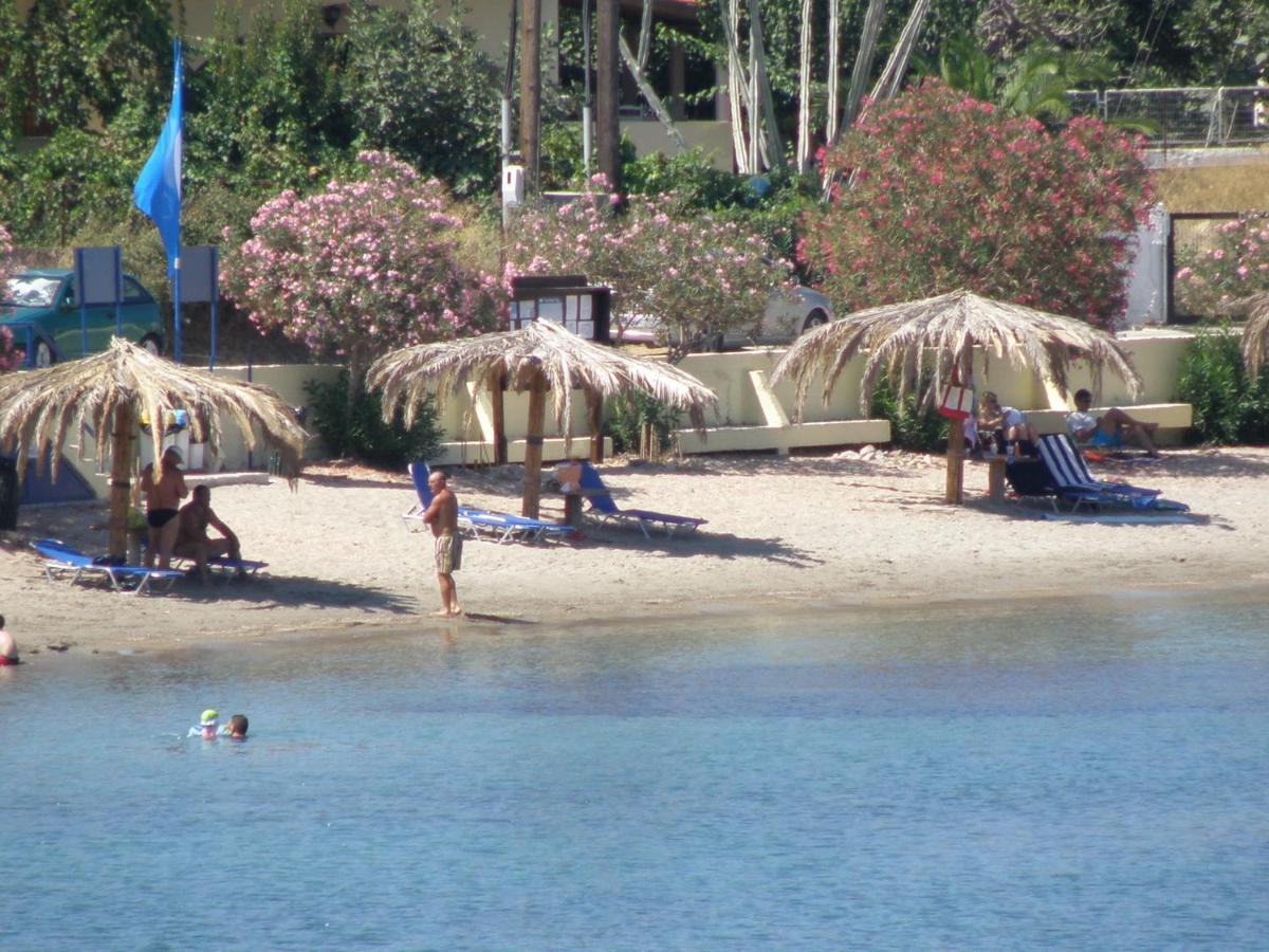 Sea View Holiday House Archangelos  Bagian luar foto