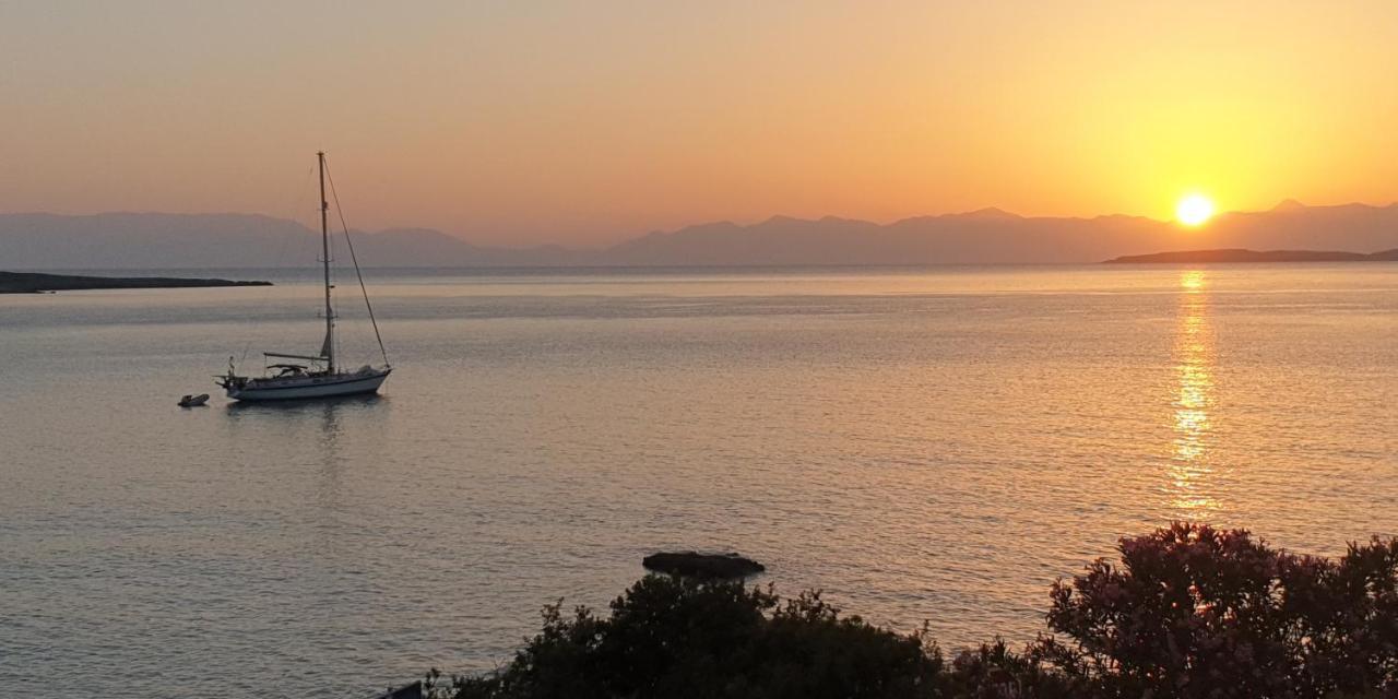 Sea View Holiday House Archangelos  Bagian luar foto