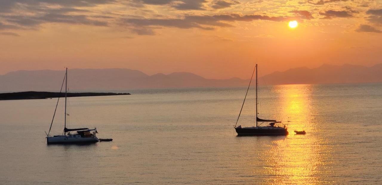 Sea View Holiday House Archangelos  Bagian luar foto