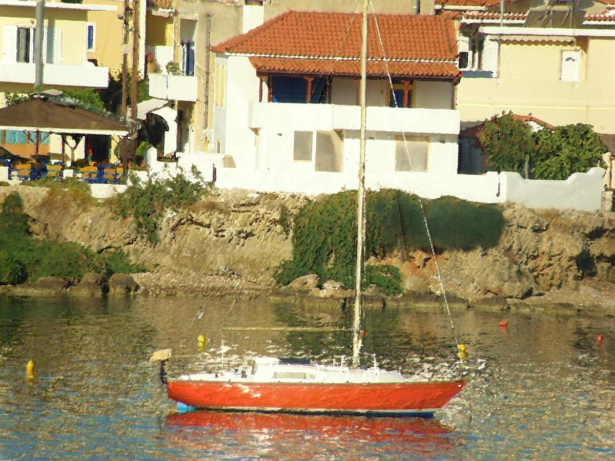 Sea View Holiday House Archangelos  Bagian luar foto